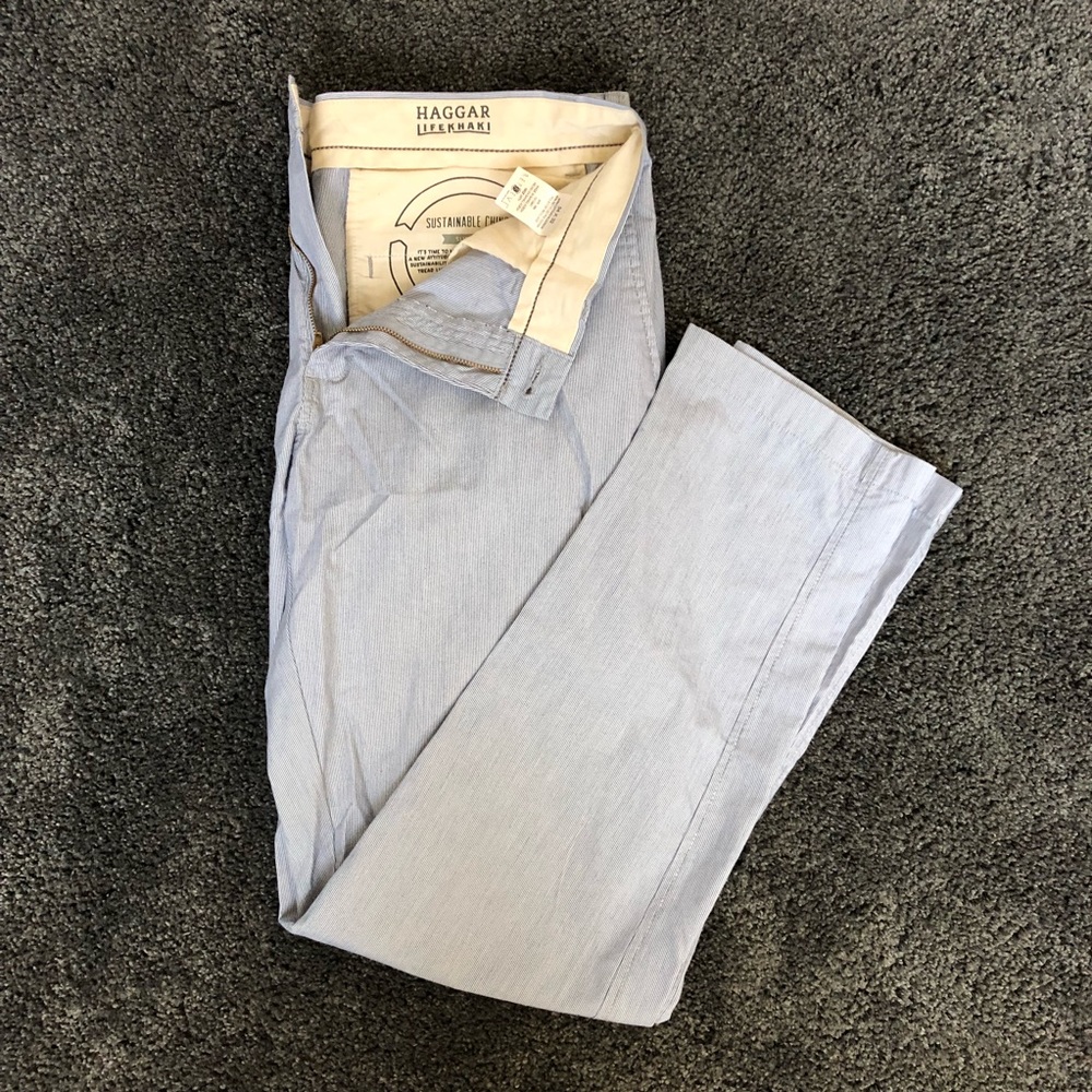 Haggar - Slim Fit - Mini Stripe Chino